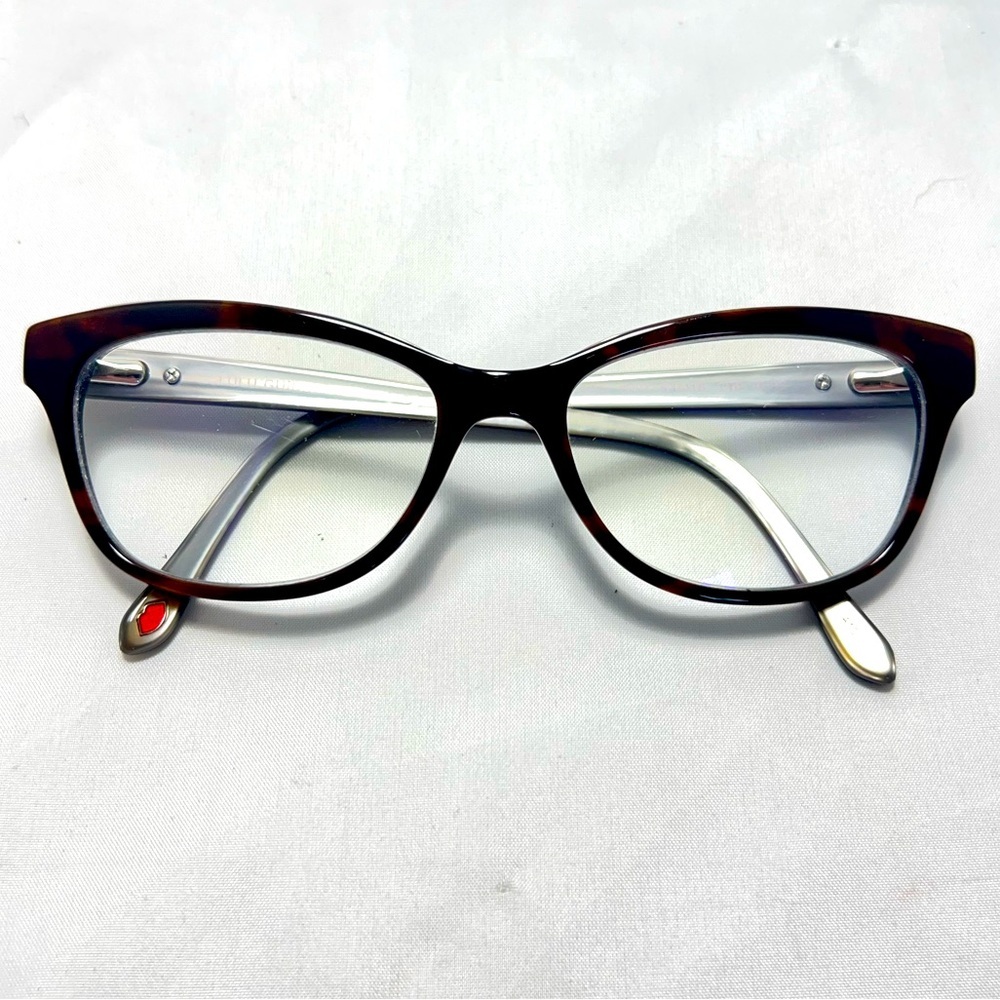 Lulu Guinness Tortoise Eyeglasses - Frames Only